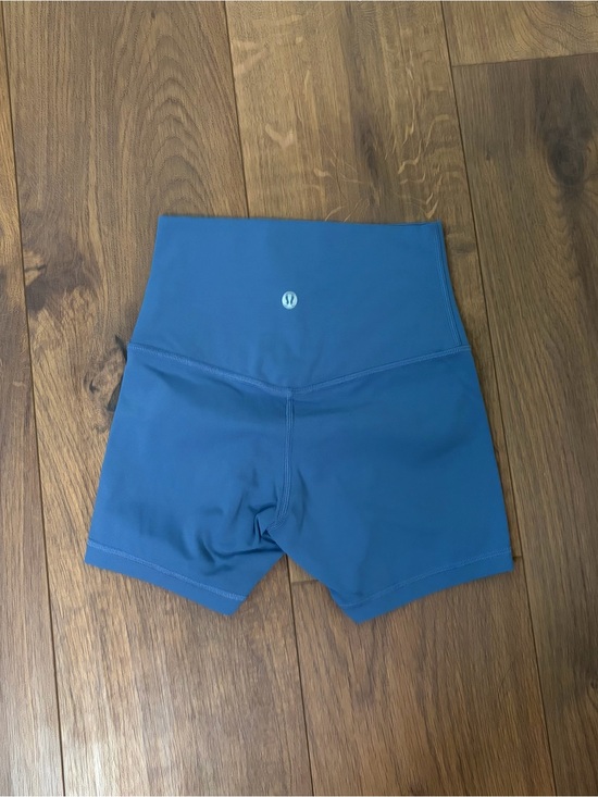 lululemon athletica Pants - lululemon athletica Teal High-Rise Bike Shorts